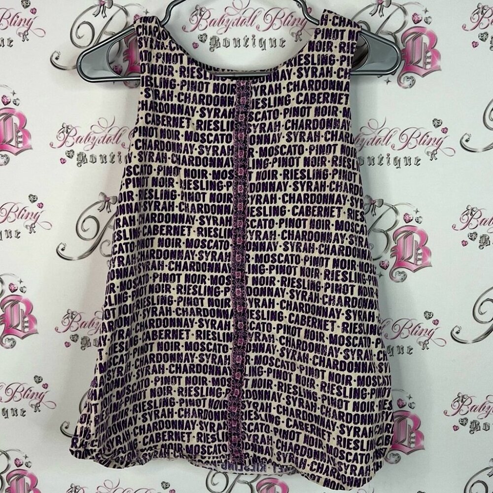 Wine 🍷 tank top unique Purple Graphic Tank Top Pinot noir Cabernet Chardonnay